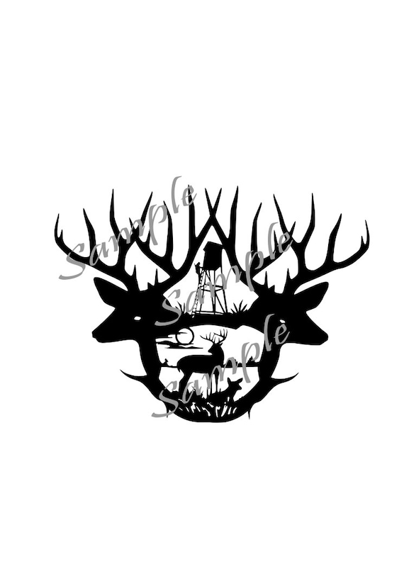 Items similar to Deer Hunting2 SVG PNG on Etsy