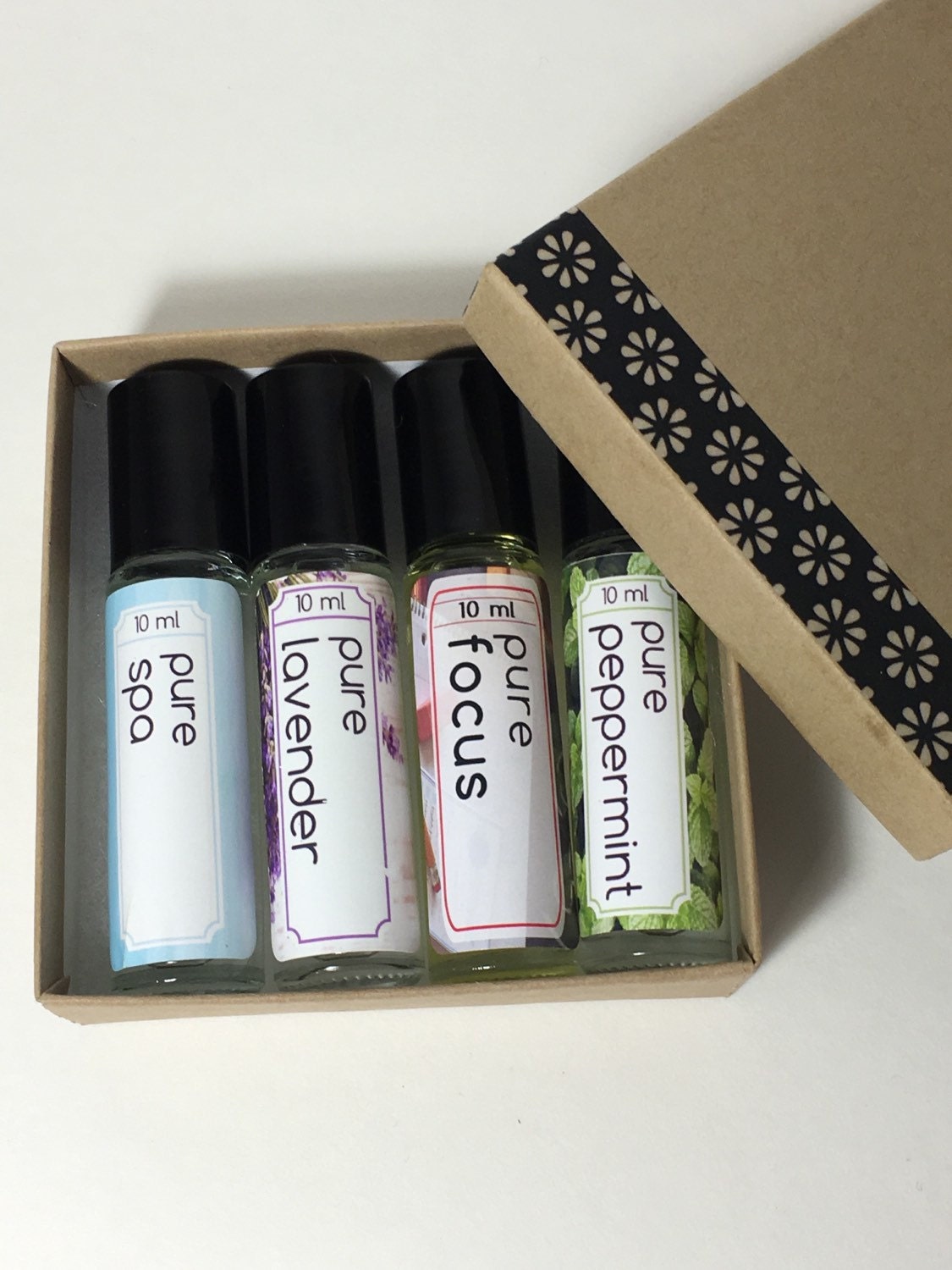 Essential Oils Roller BottlesFour PackGift SetGift