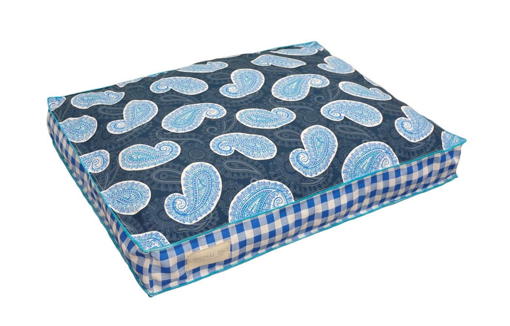 Blue Dog Bed Cover Modern Pet Beds Dog Bed Pillow Washable