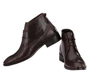 Mens Chukka Boots with Leather Sole | Jacksin Boots