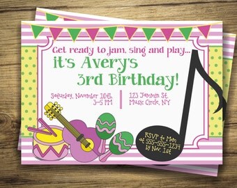 Email Party Invitations With Music 2