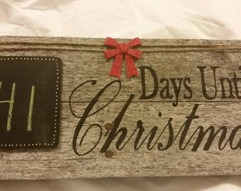 Rustic Countdown to Christmas