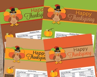 Thanksgiving Candy Wrappers,Thanksgiving Chocolate, Thanksgiving Candy Bar Wrapper, INSTANT DOWNLOAD