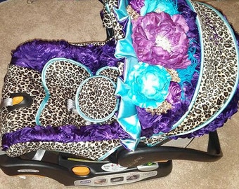Custom Infant Car Seat Cover, 4 PC Set Infant Car Seat Covers, Baby Car Seat Covers, Top Selling Car Seat Covers, Designer Car Seat Covers
