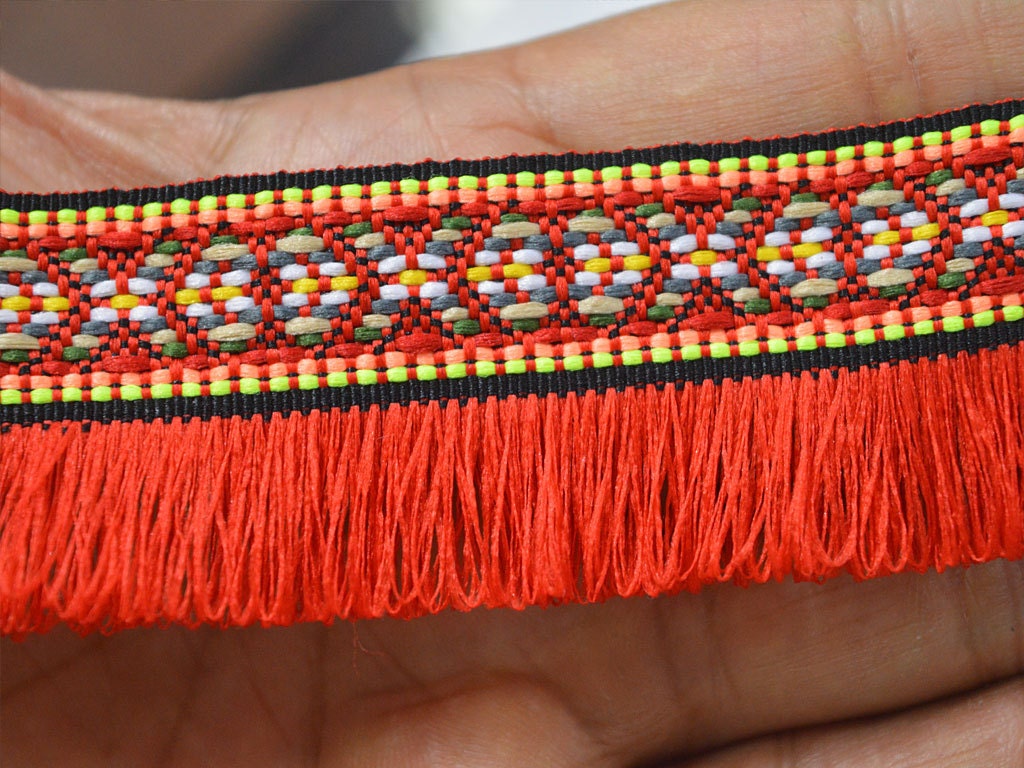 2 Yard Gypsy Bohemian Boho fringe trim Boho Fringe tape