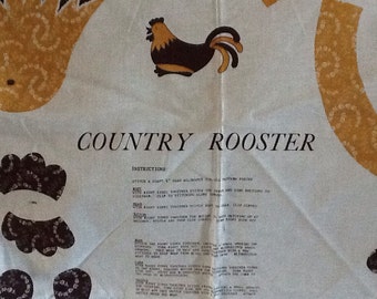 Country Rooster fabric