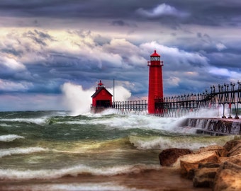 Grand haven michigan | Etsy