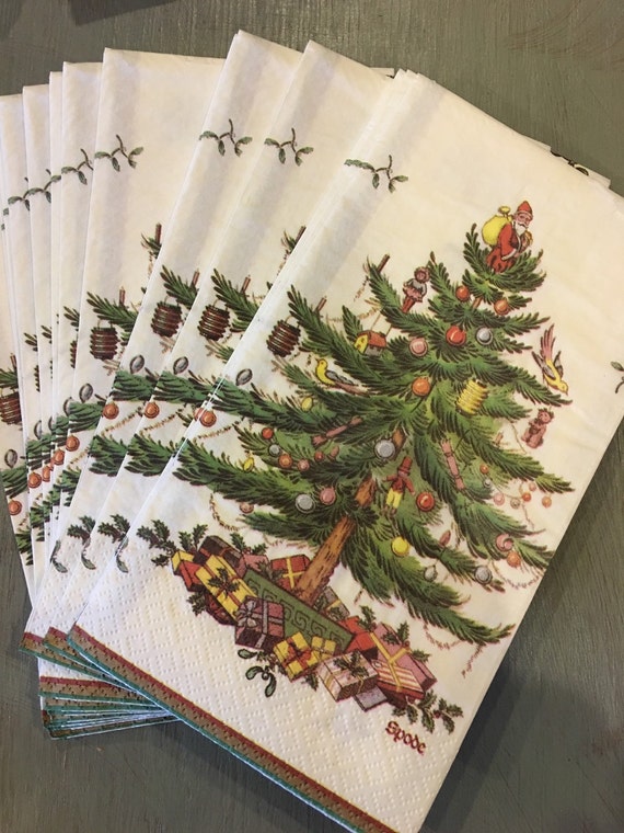 spode christmas heavy paper napkins 16 spode christmas heavy paper napkins 16
