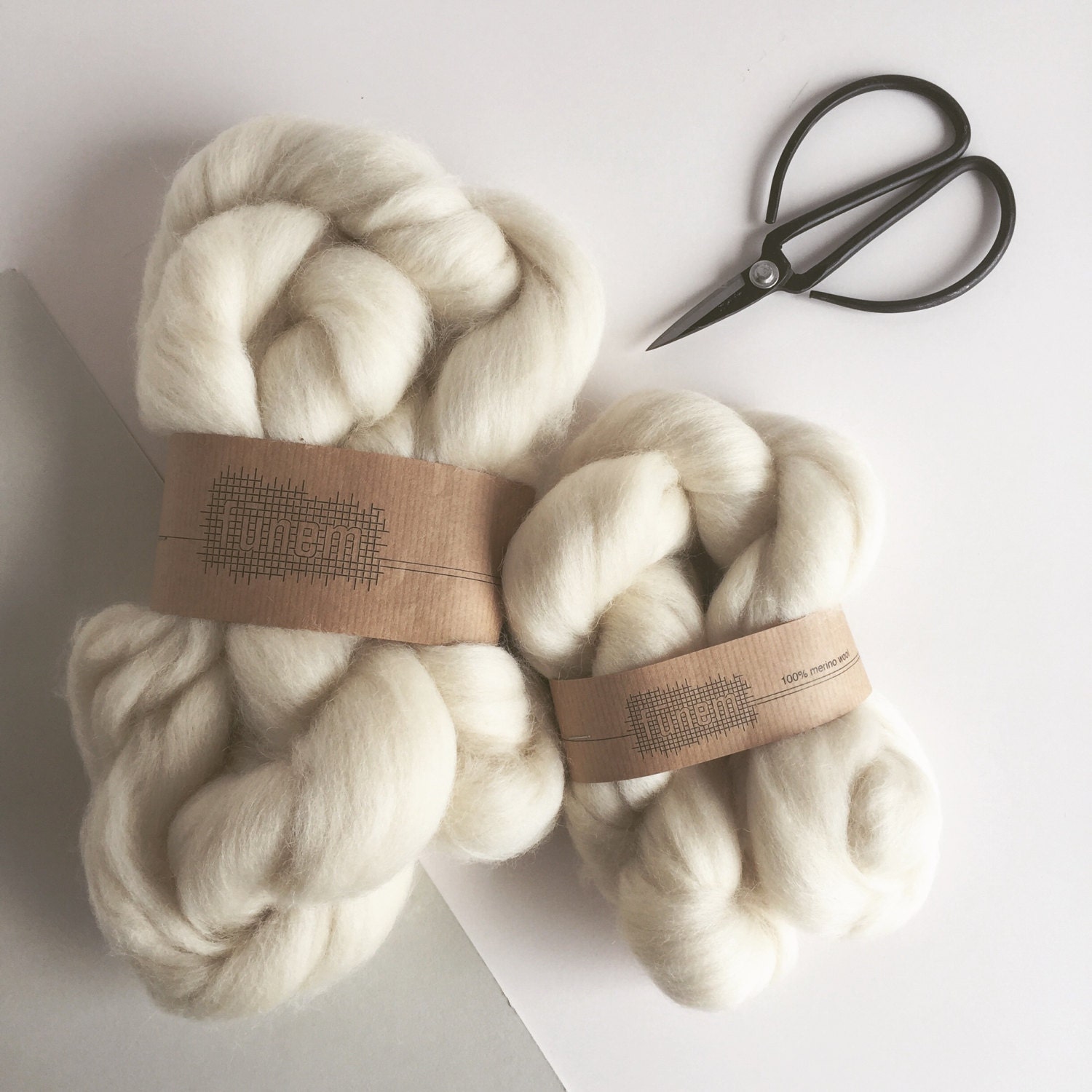 Merino Wool Roving Undyed