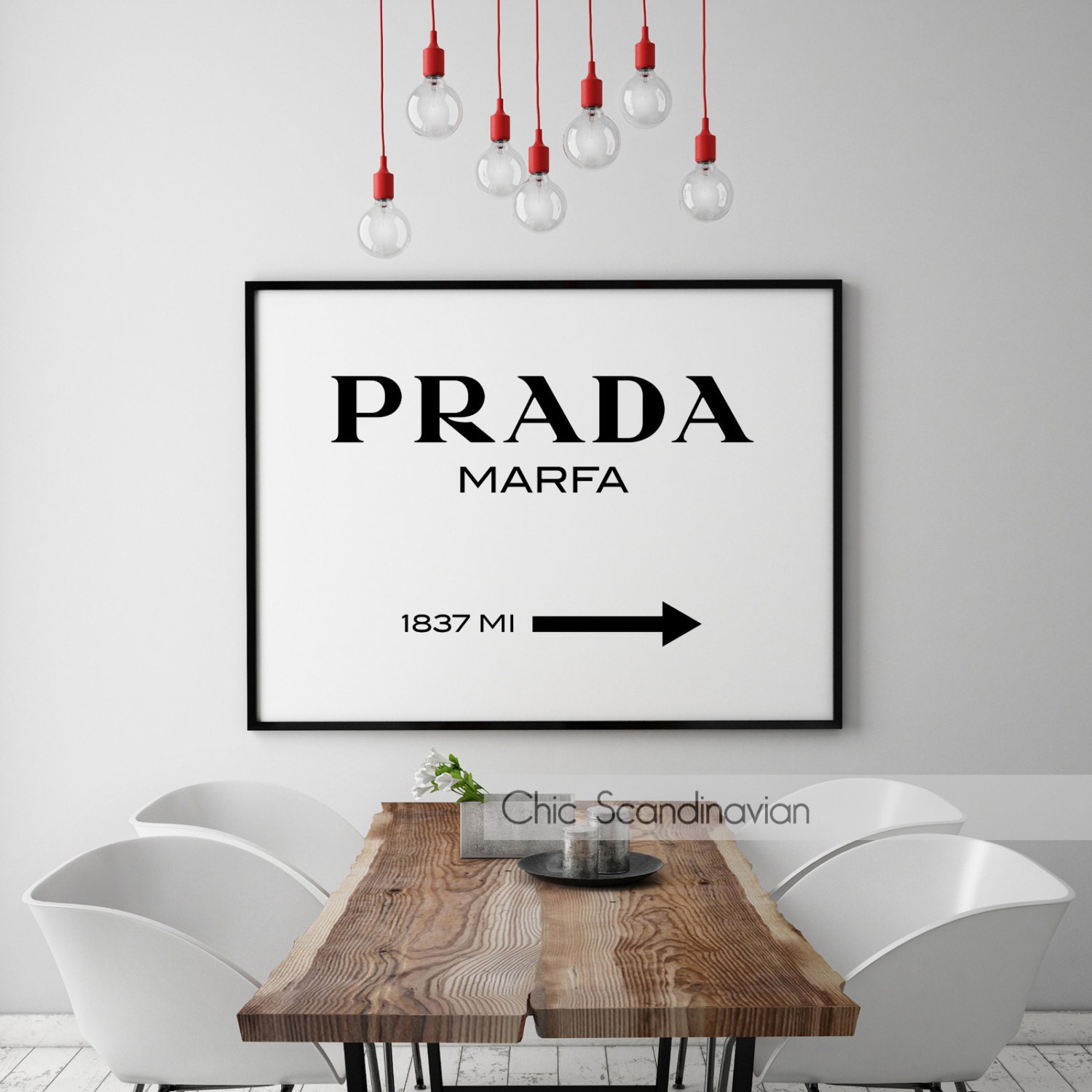 Prada Marfa Print Prada Marfa Art Prada Marfa by ChicScandinavian