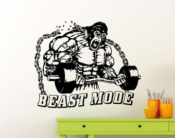 Beast mode decal | Etsy