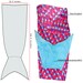 Mermaid Tail Blanket Fleece for Kids and Adults- Embroidered Mermaid Tail Fleece Sleeping Bag for Kids and Adults