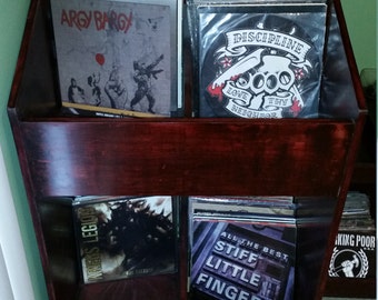 LP bin, vinyl record storage cabinet