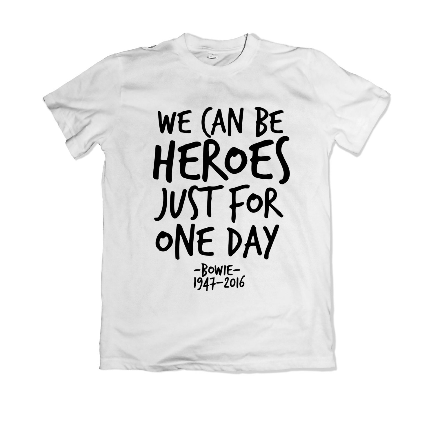 We Can Be Heroes Just for One Day David Bowie by linasmakes