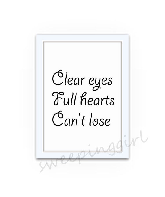 Clear Eyes Full Hearts Can't Lose Friday Night Lights