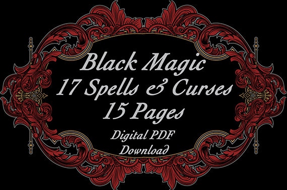  Black  Magic BOS Pages 15 spells curses 15 pages by 