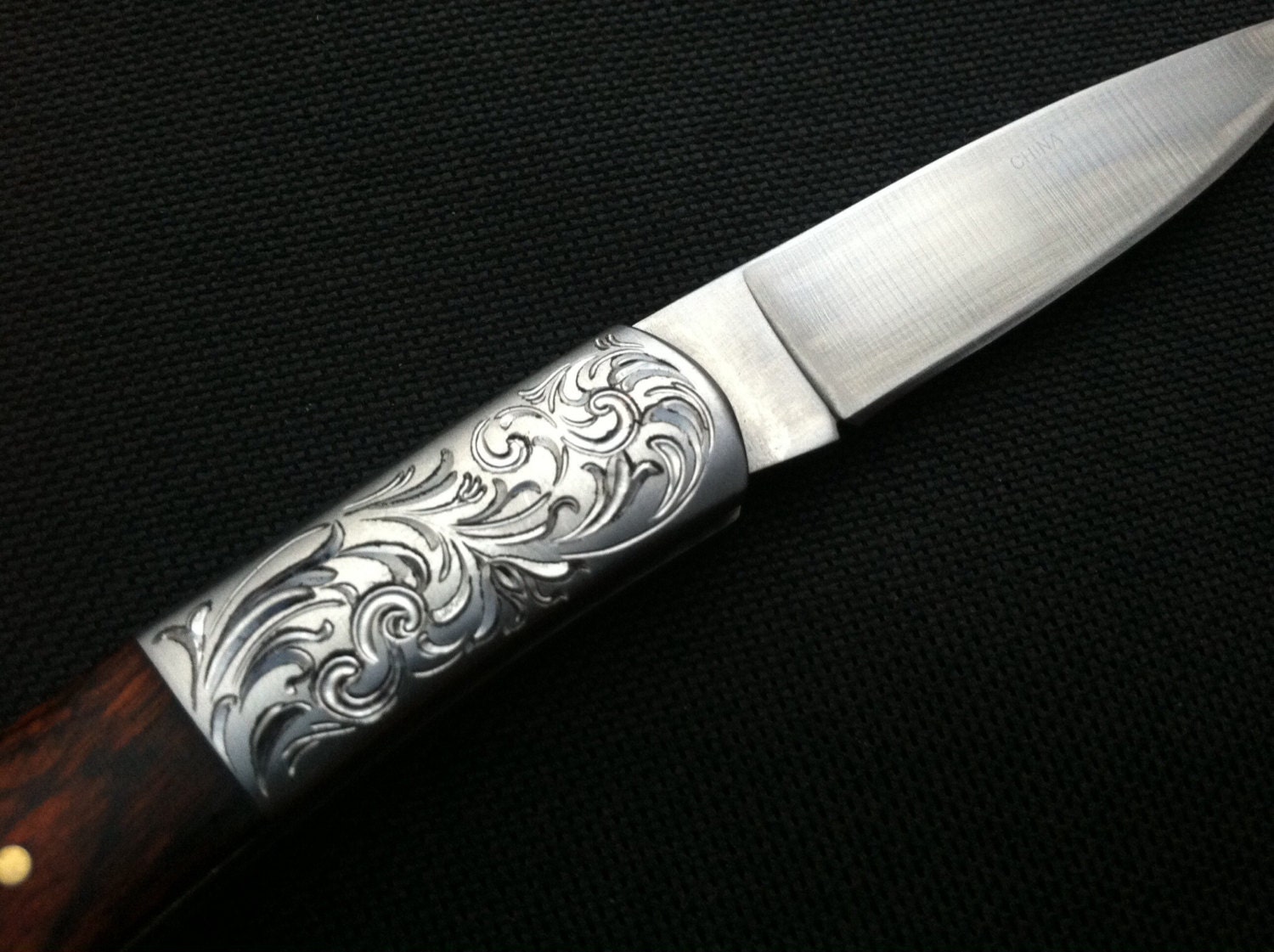 HandEngraved Small Pocket Knife by HandEngravingByJake on Etsy