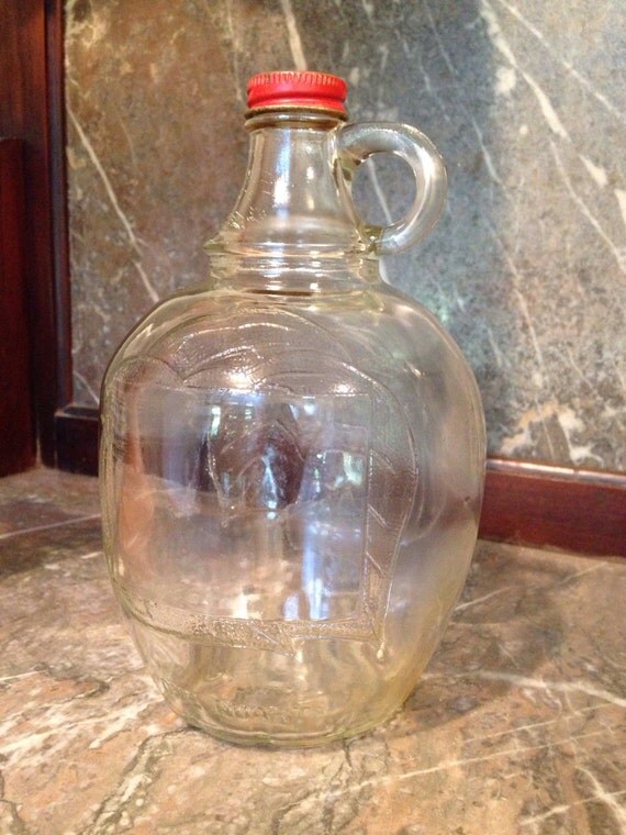 Items similar to Vintage Quart Apple Shaped Cider Jug White House Apple on Etsy