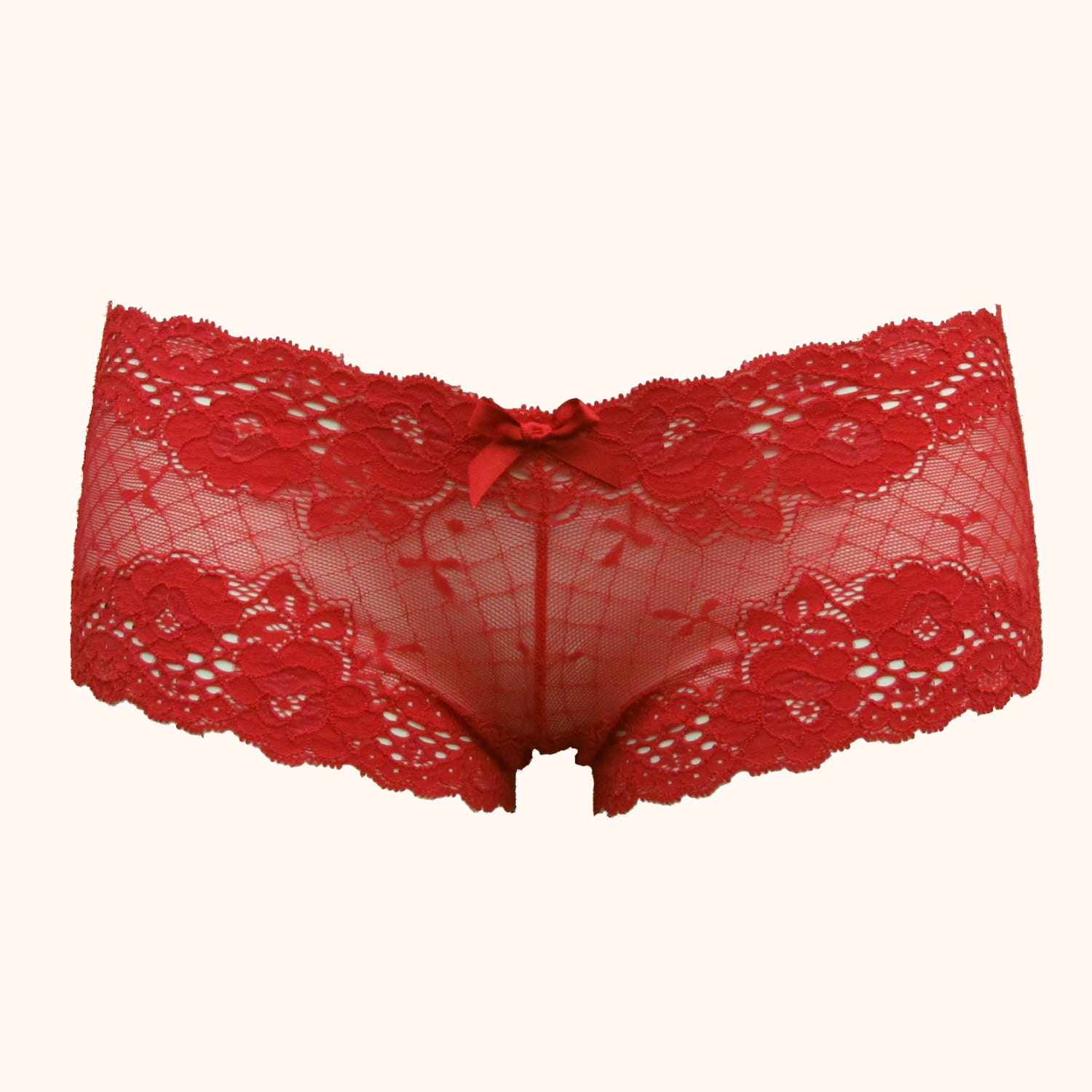 Red Lace French Knickers French Knickers Red Knickers