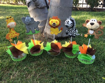 Zafary Animals Centerpiece for party
