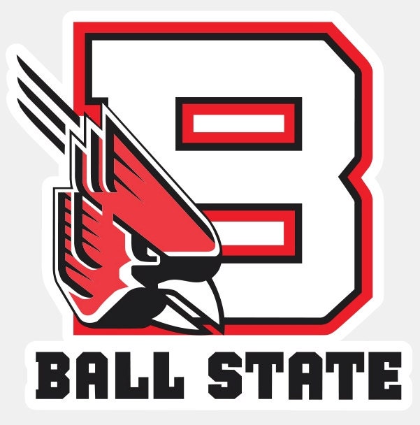 Ball State Cardinals Alternate Logo Self Adhesive Vinyl