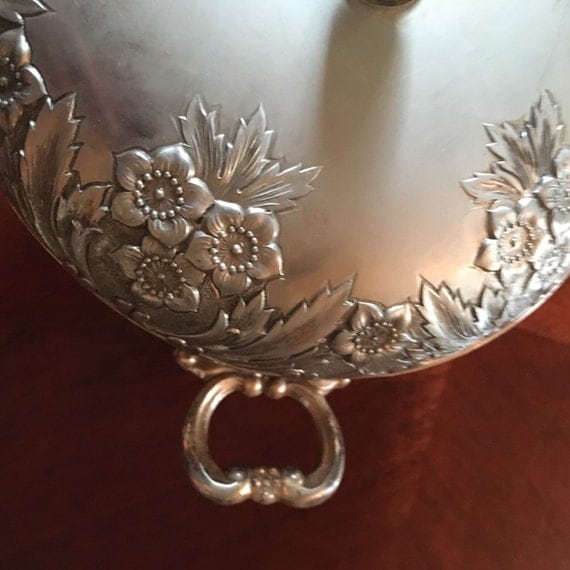 Vintage Potpourri Holder Vintage Coffee Table Decor Silver