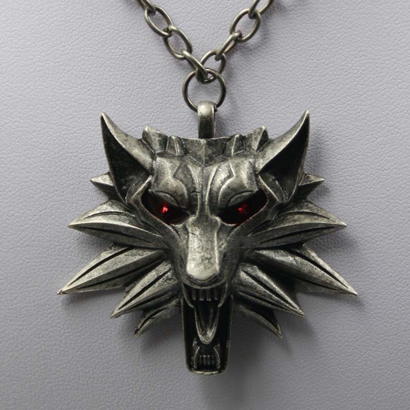 The Witcher 3 III Wild Hunt Wolf Medallion Geralt of Rivias