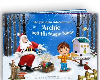 Christmas gift for Kids - A Personalized Christmas Story Book - Handmade - A Unique and Magical Story for Every Name