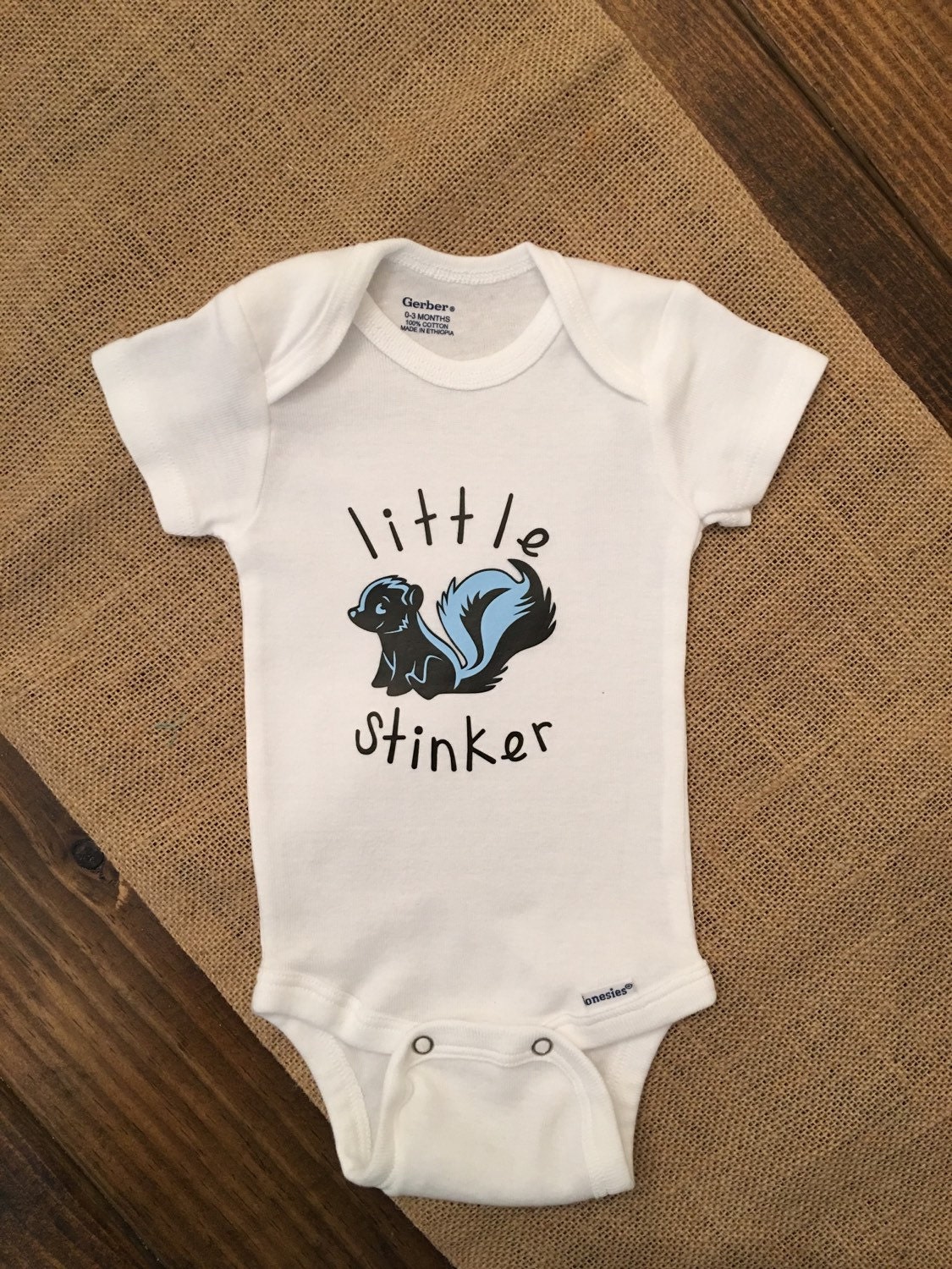 Little Stinker Baby Onesie by lilsouthernaccents on Etsy