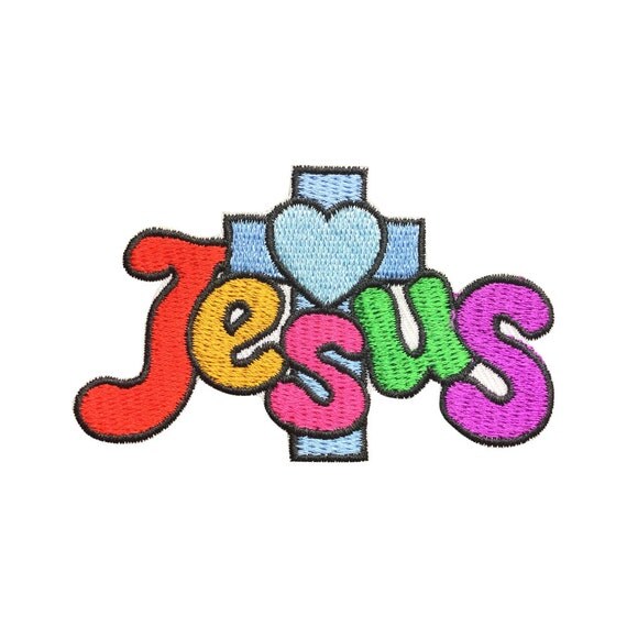 Jesus Cross Patch Iron On Patches