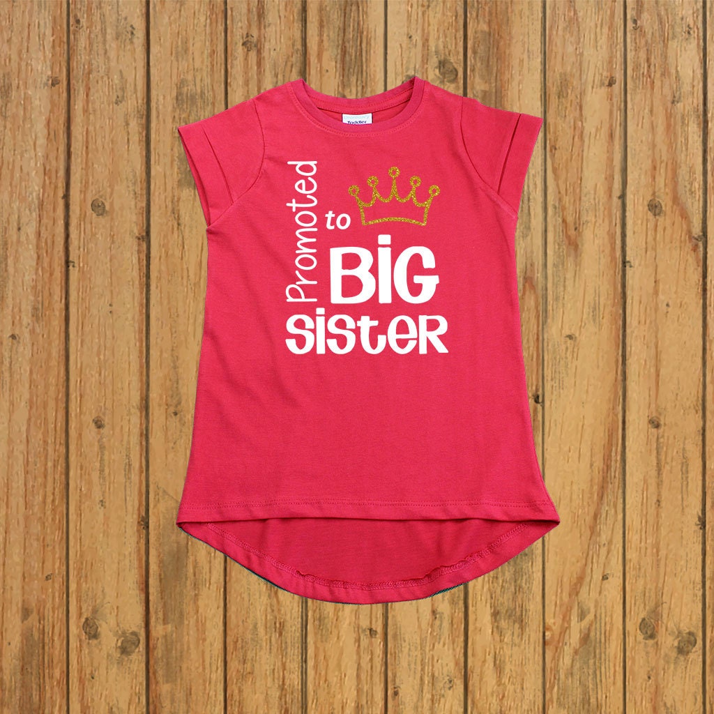 promoted to big sister shirt