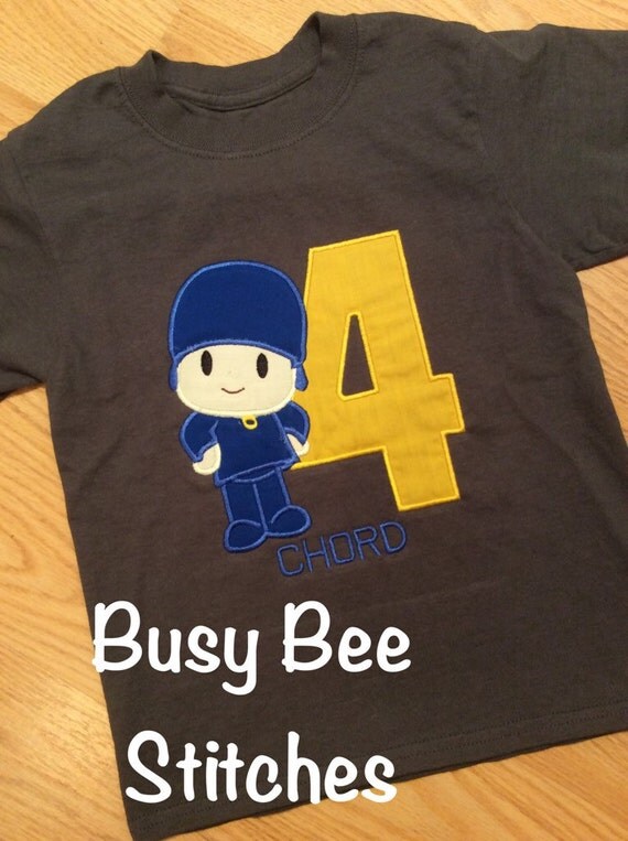 pocoyo birthday t shirts