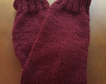 Maroon Leg Warmers