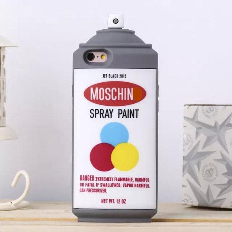 Paint Can Spray Paint Silicone Phone Case for by TheGildedBar