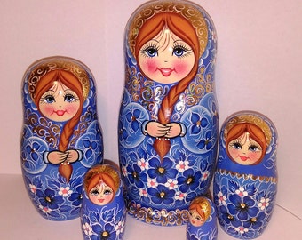 Matryoshka doll, russian nesting doll, Babushka doll