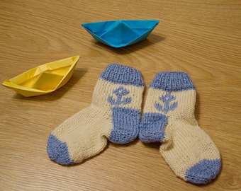 Hand Knit socks for a Little Dreamer