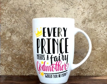 Fairy Godmother Mug - Godmother Mug - Christmas Gifts - Christmas Mugs - Best Friend Gift - Mug - Coffee Mug for Godmothers - Coffee Cups