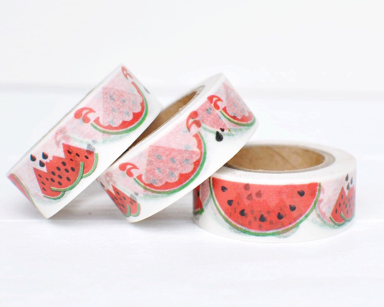 Watermelon Washi Tape. 15mm x 10m. Large Watermelon Slices.