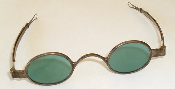 Antique Coin silver tinted eyeglasses Gilbert Griswold