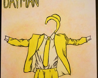 6"x6" Always Sunny Dayman and Nightman Prints