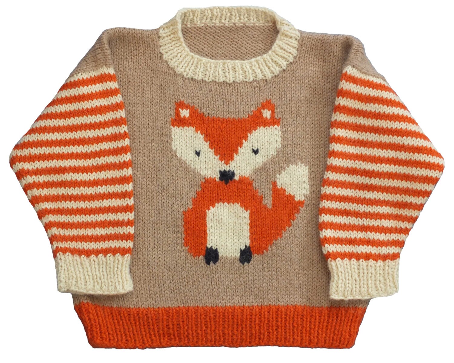 fox jumper knitting pattern free