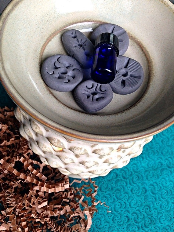 Natural Clay Essential Oil Diffuser Stones Gift Set 5 Stones