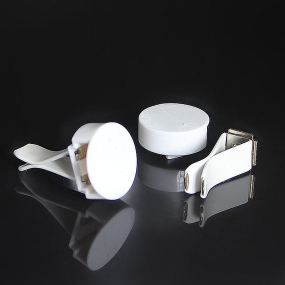 Blank White Car Vent Clip for DIY Car by AlonmyCrystalCrafts