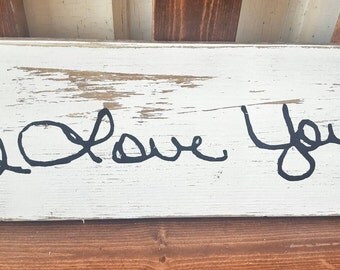 handwriting custom sign personalized