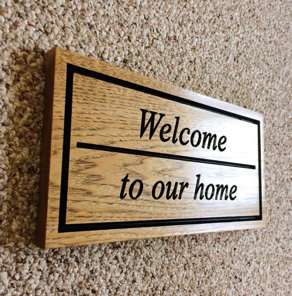 Download Vintage Sign Welcome to Our Home Sign Wood Welcome Sign for