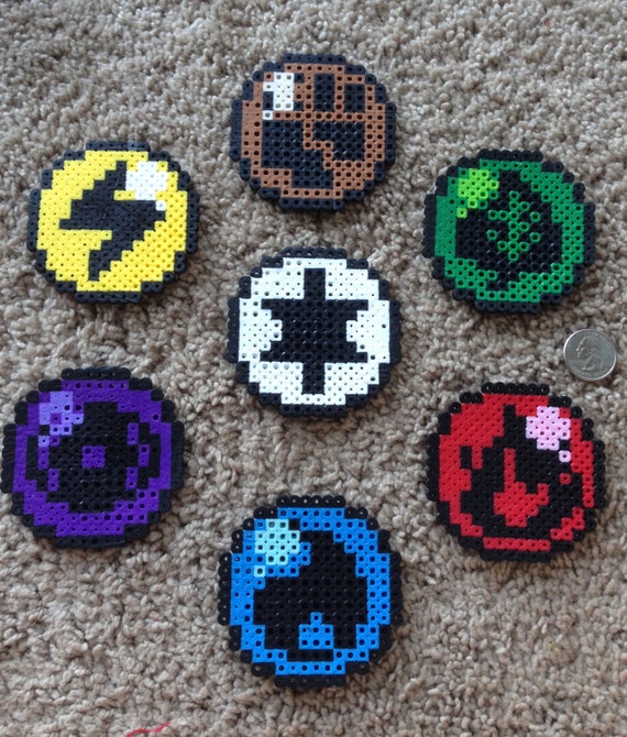 Items similar to Pokemon Energy Symbol Perler Beads on Etsy