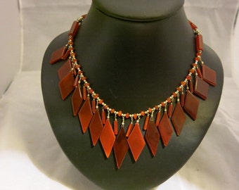 Cornelian Grecian Style Necklace