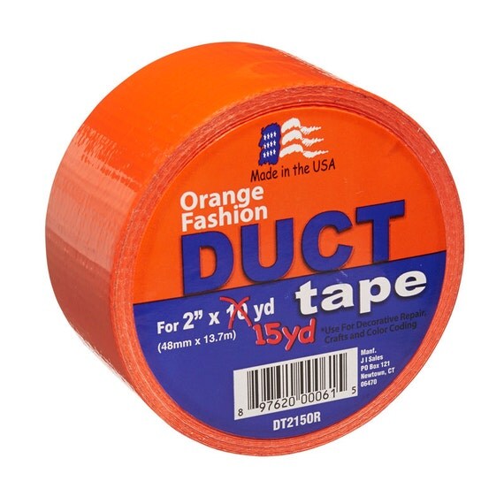 Orange Fashion Duct Tape