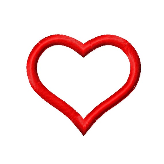 Mini Heart 2 Applique Machine Embroidery by AppCandyEmbroidery