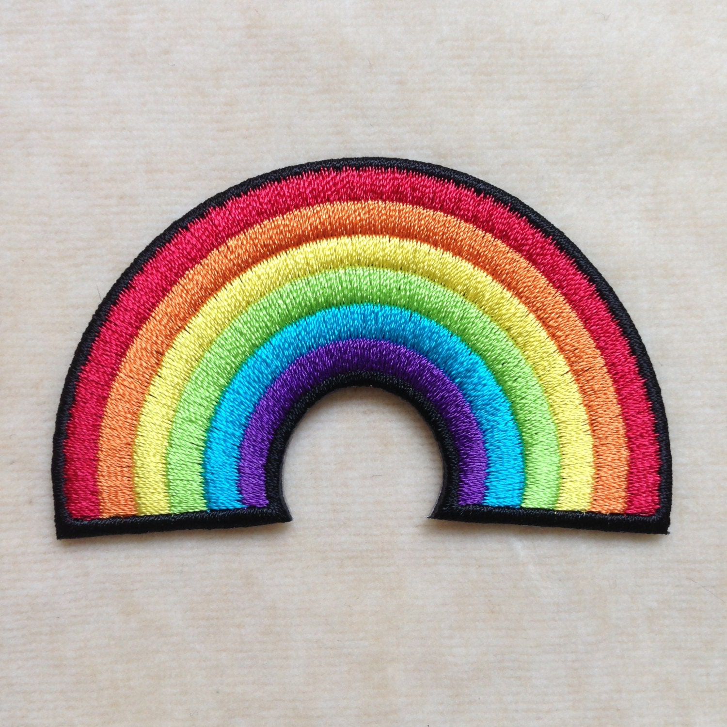 Rainbow Iron On Patch